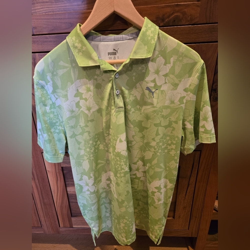 Puma golf polo boys Xl Cruise Travel Athletic Preppy Coastal Summer Athleisure